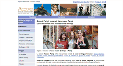 Desktop Screenshot of parigi.francese-francia.it